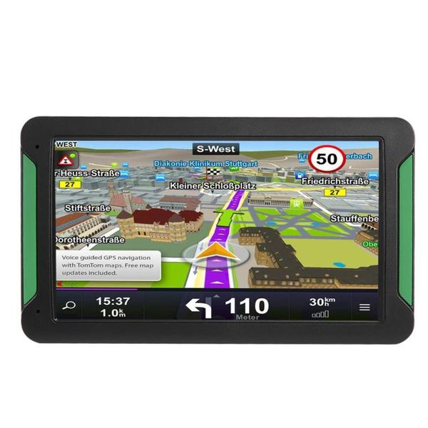 

s7 7 inch touch screen car truck gps navigation system portable 8gb fm transmitter gps navigator usb audio player support games