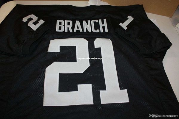 

retro cliff branch #21 custom s-5xl,6xl mitchell & ness jersey stitching men's football jerseys running, Black;blue