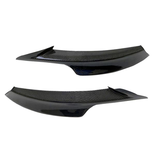 

2x carbon fiber front bumper splitter lip for e90 335i 328i lci m-tech