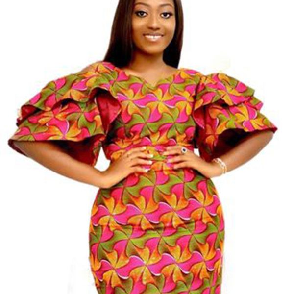 

african large size dress 2020 summer ladies fashion elegant printed strapless slim african dress vestidos, Black;gray