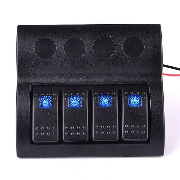 

he xiang 4 group 3p combination switch panel marine driving breadboard control switch yacht waterproof rocker