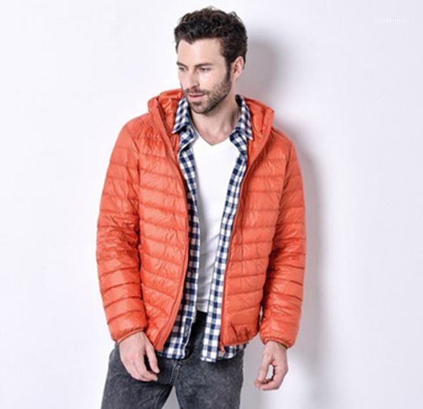 

neck zipper fashion thin with hat long sleeve homme clothing mens winter solid color outerwear crew, Black