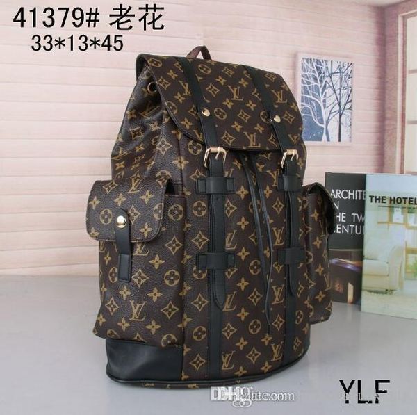 

l brands zack backpack genuine leather backpack real leather backpacks designers brands mens backpack size 45*33*13cm bag