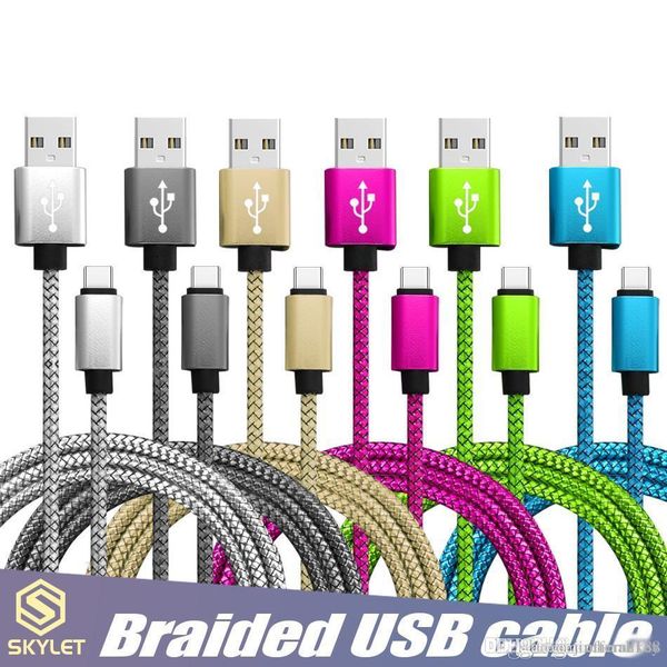 

skylet usb cable fast charging data sync phone cable cords usb c type c micro usb for universal cellphones 1111