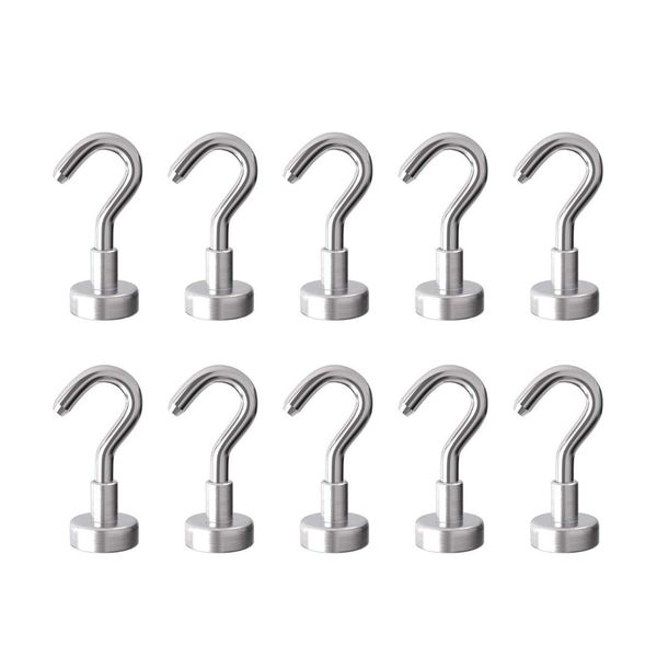 

magnetic hooks heavy duty neodymium hanging mighty magnetic hooks d16 (10 packs