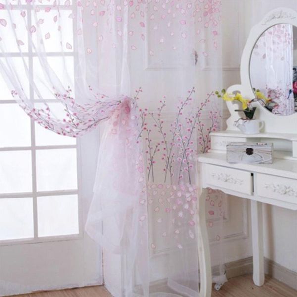 

voile curtain panel window drape valance wall / window hanging polyester