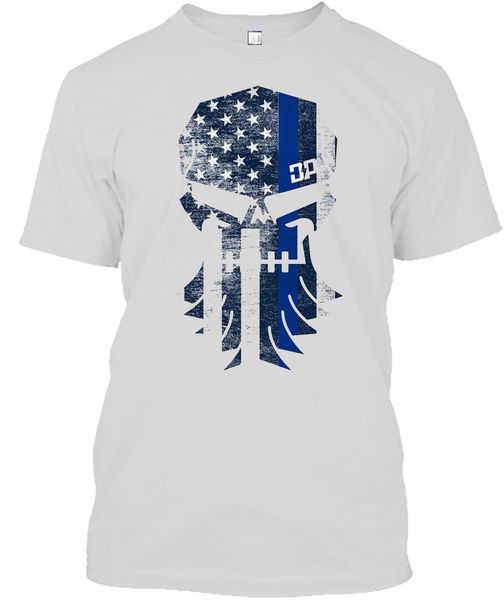 

Официальная футболка DPG Diesel Power Gear White THIN BLUE LINE Skull Все размеры