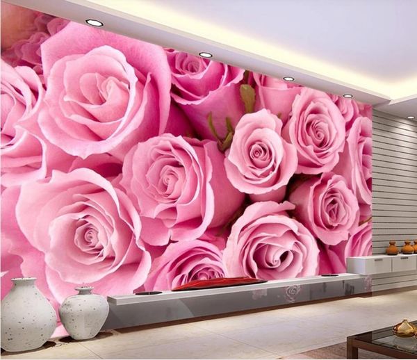 3d wallpaper für wände 3 d für wohnzimmer rose blume tapeten wandbild hintergrund wand