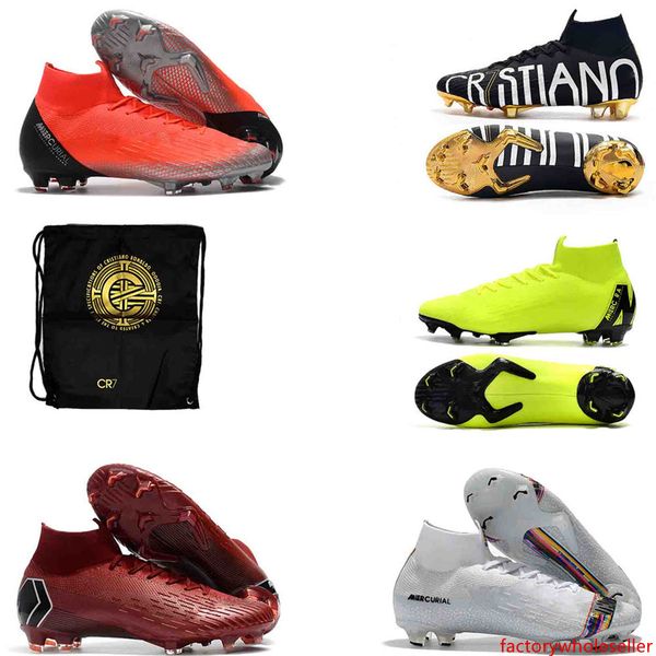 

chapater 6 mercurial superfly vi 360 elite fg kj 6 xii 12 футбольные бутсы мужские женские neymar cr7 высокие футбольные бутсы футбольные бу