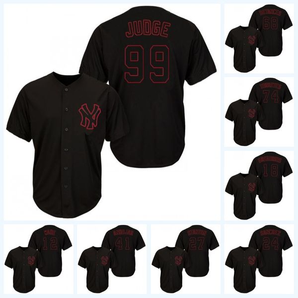 

18 Didi Gregorius Shadow Jersey Aaron Judge Gleyber Torres Aaron Hicks Miguel Andujar Brett Gardner Stanton Clint Frazier Yankees Jersey