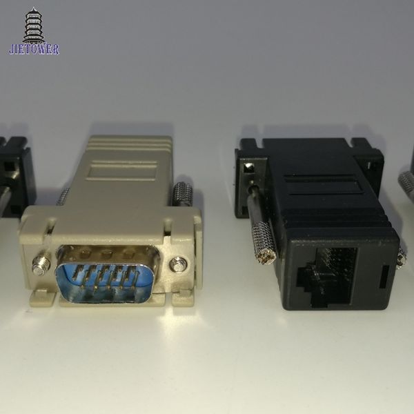 Adattatore cavo di rete di alta qualità VGA Extender maschio a LAN CAT5 CAT5e CAT6 RJ45 femmina