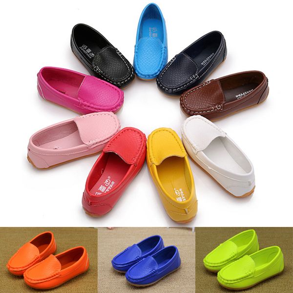 

12 цветов все размеры 21-36 дети повседневные стили мальчики девочки обувь мягкие удобные мокасины скольжения детская обувь дизайнерская обу, Black;grey