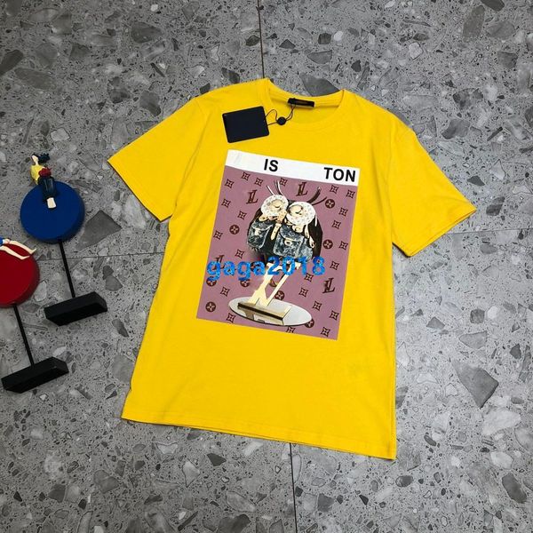 

high end женщины девушки футболка лоскутное монограмма письмо шаблон круглый вырез с коротким рукавом блузка футболка мода дизайн роскошные, White