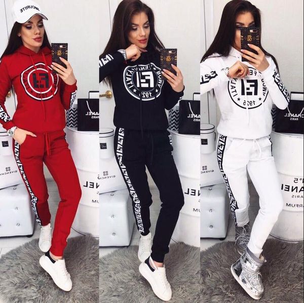 

women 2 piece set super tracksuit fashion long sleeve sportsuit women crop + slim pants 2pcs sets