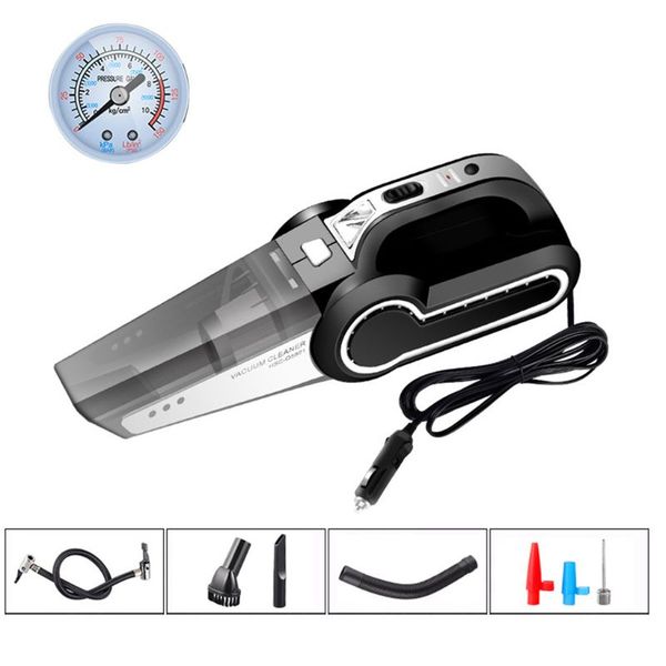 

portable 4-in-1 car vacuum cleaner multifunction handheld air pump usb vacuum detailing and cleaning home accessories kit