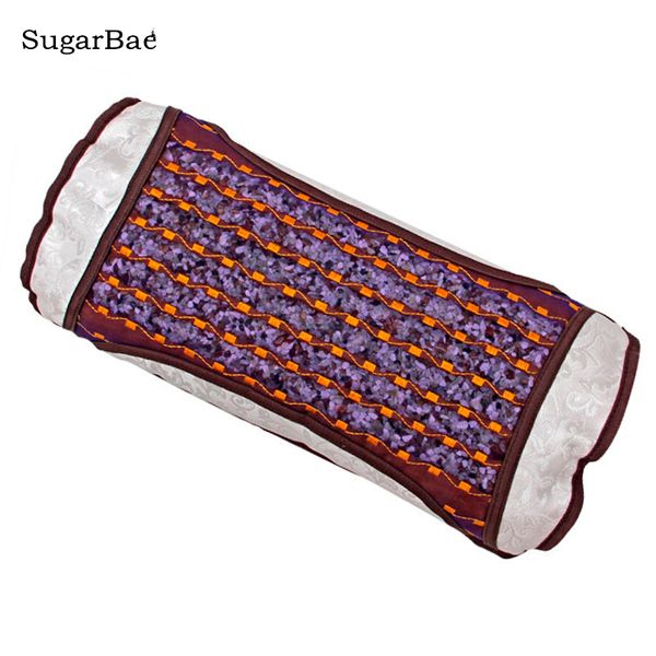 2019 Negative Ions Electric Heated Pillow Jade Stone Massage