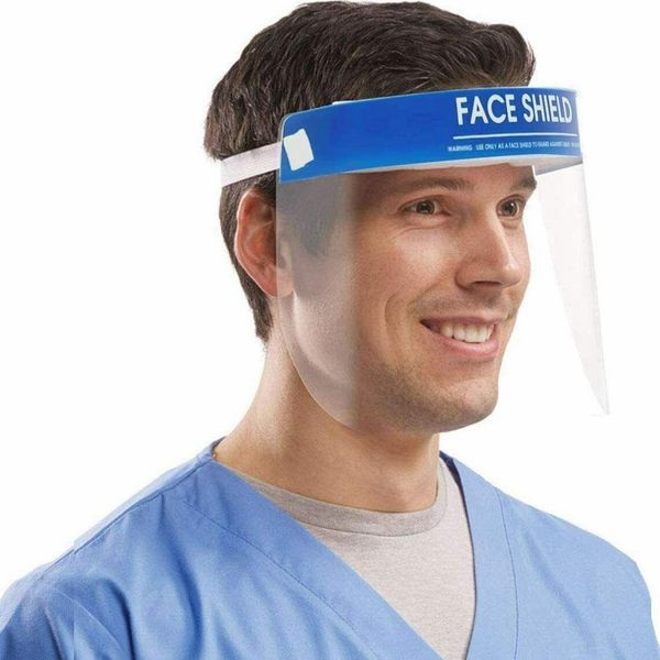 

In Stock !!Anti-Fog Face Shield Full Face Isolation Masks Transparent Protective Mask Visor Protection Safety Face Shield Protective EEA1504
