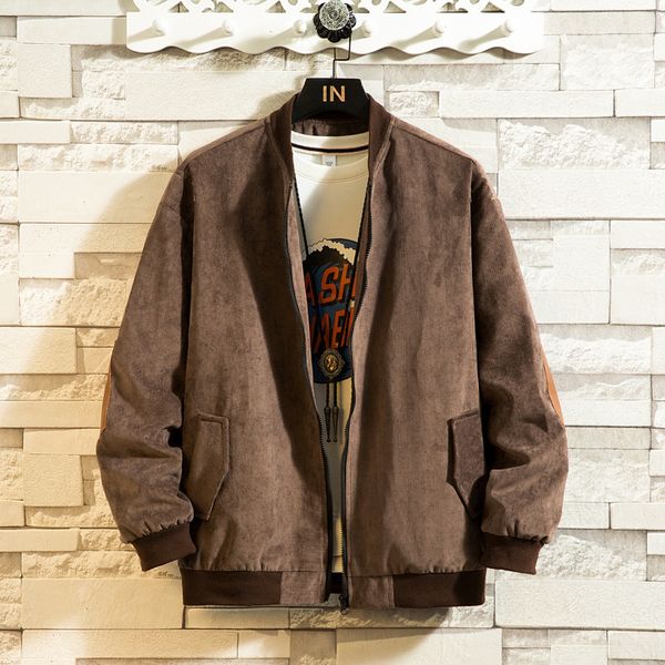 

men's jackets 2021 spring bomber jacket biker men pilot slim fit baseball streetwear brand male, Black;brown