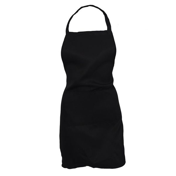 

plain apron with front pocket kitchen cooking craft baking