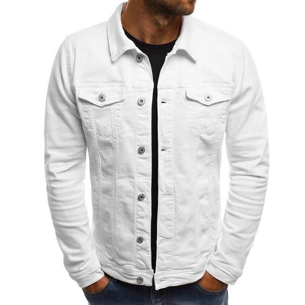

2019 mens designer jacket new casual mens denim jacket slim work solid color coat fashion mens jacket coats, Black;brown