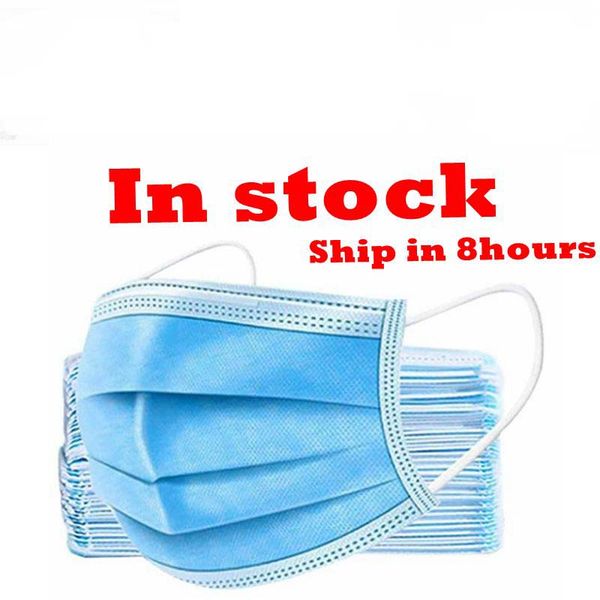 

in stock disposable masks 3 ply face masks protective masks dustproof eear loop filter kn95 ems-2