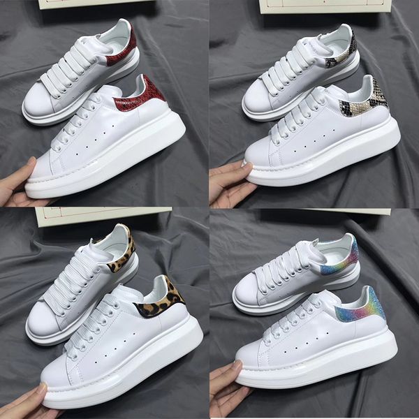 

mens women platform sneaker brilliant oversized trainers reflective 3m multicolor calfskin leather suede outdoor wedding shoes with box, Black