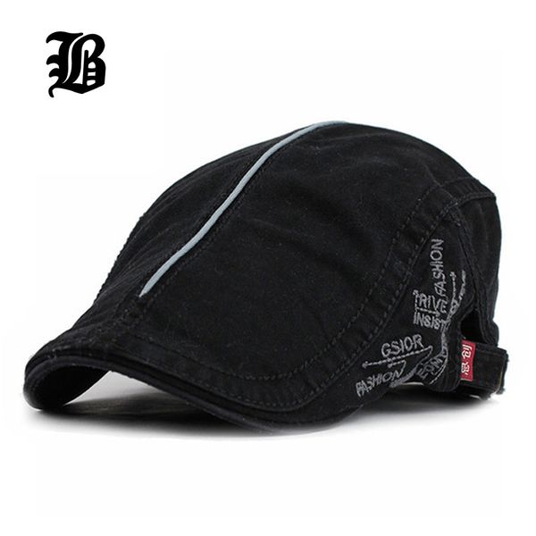 

flb] new fashion autumn beret men women vintage sunbonnet newsboy flat cabbie causal driving hats boinas breathable cotton cap, Blue;gray