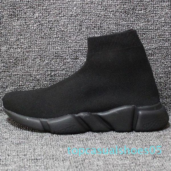 

1fashion socks shoes speed trainer casual shoes sneakers race runners for men & women sports shoes t05, Black