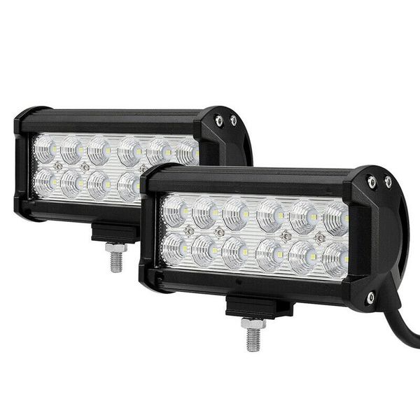 

2pcs 7 inch 36w led light bars offroad spot work light fog driving pods spot beam for off-road suv boat car accessories