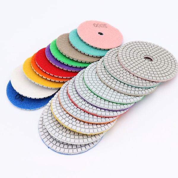

handheld diamond polishing grinding discs pads for marble stone granite slate