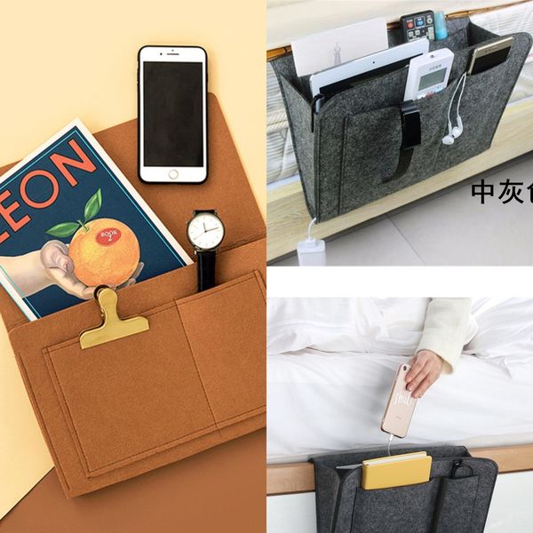 

blanket nordic simplehanging home remote control flat storage bag storage bag
