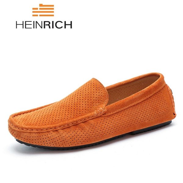 Heinrich Men Shoes 2019 Hollow Out Breathable Driving Shoes