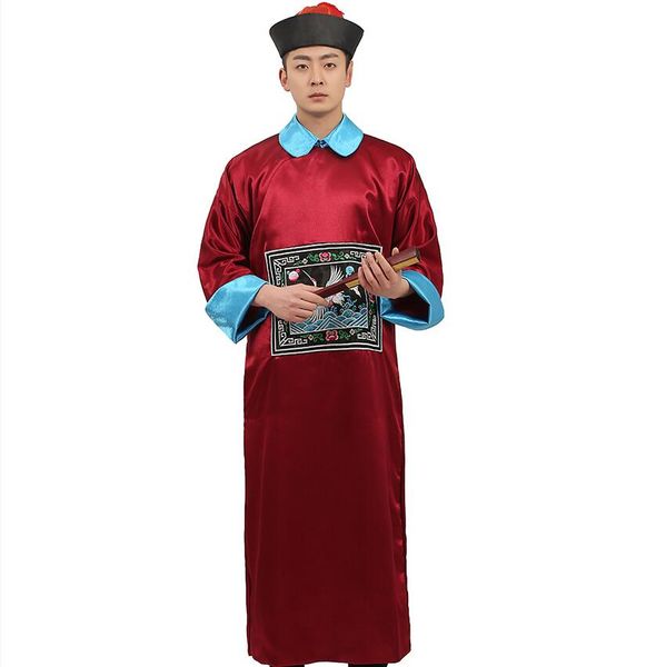 vestuário chinês Vampiro Jiang shi Halloween Horror role-playing Cosplay Zombie Santo Tricky traje Soldados da dinastia Qing