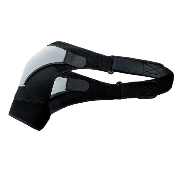 

new left and right shoulder general protection shoulders multiple adjustable pressure one shoulder, Black;gray