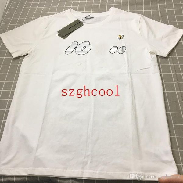 

19SS Men's Designer T-shirt Comfortable Loose Type Simple Fashion Breathable Men's T-Shirts Wholesale Special Monster Design