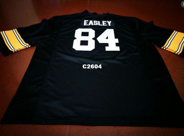 

men black white #84 nick easley iowa hawkeyes alumni college jersey s-4xlor custom any name or number jersey, Black;red