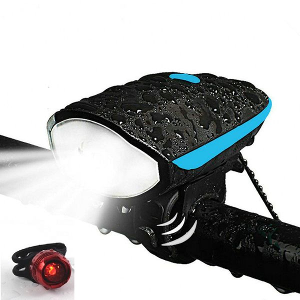 bicycle headlight with horn