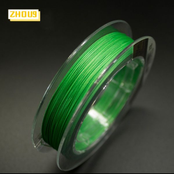 

zhou9 300m pe fishing line 4 strands braided fishing line 6lb-100lb multifilament smooth