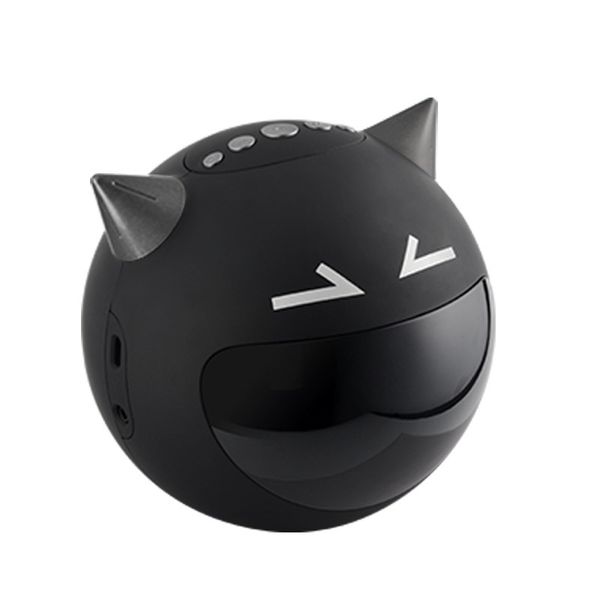 

wireless bluetooth speaker portable space rhyme little devil heavy bass bluetooth speaker support singing clock radio outdoor sport speaker