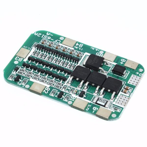 Freeshipping 10 Stück 6S 15A 24V PCB BMS Schutzplatine für 6er-Pack 18650 Li-Ionen-Lithium-Batteriezellenmodul 50 * 32 mm