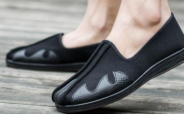 

мужчины черный даосская ткани обувь таоизм лежал монах шаолиня боевых искусств тапки