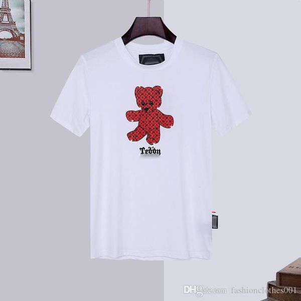 

mens designer t shirts mens skull t-shirt printing t shirt tees womens designer t shirts phillip plain phillip plain pp yy50, Black;brown