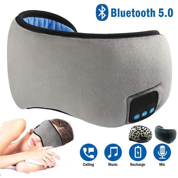 

sleep headphone bluetooth sleep mask wireless sleep eye mask earphone travel eye shades with built-in speakers mic handsd25