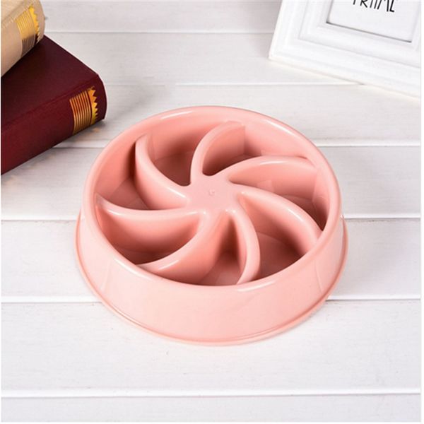 

pet dog cat bowl interactive slow eating feeder feed dish bowl