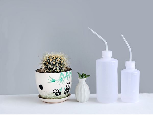 

plant flower succulent watering bottle plastic bend mouth watering cans squeeze bottle 150ml 250ml 500ml small water beak pouring kettle
