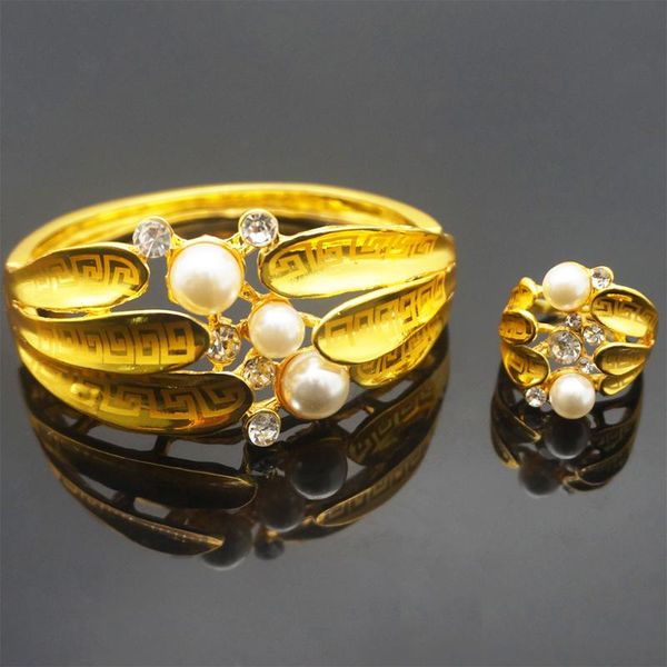 

bracelet for women stainless steel bracelets & bangles ring crystal gold color women bractlet jewelry gift, Black