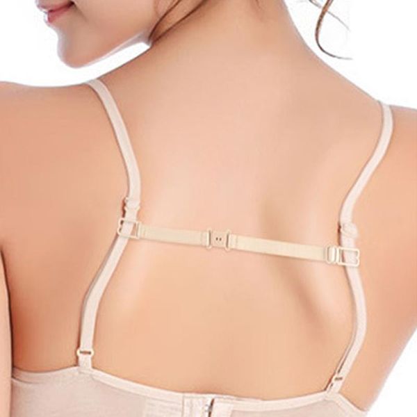

intimates accessories adjustable non-falling bra strap elastic holder with bolts clip buckle fs99, Black;white
