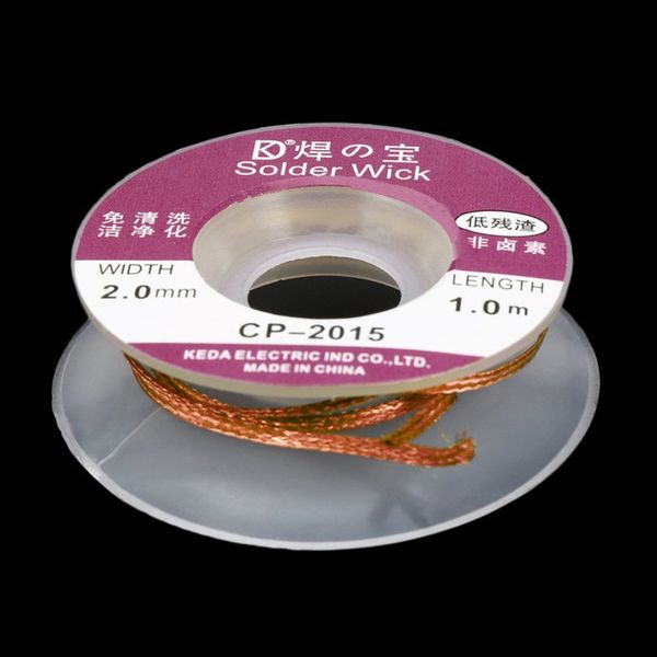 

cp-2015 2.0 mm распайки оплетки пайки remover фитиль аксессуар 0.75 m топ