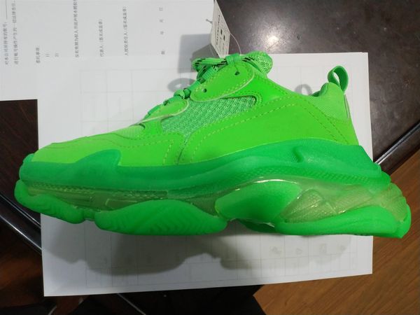 

2019 нова мода паѬиж 17fw triple-s sneaker triple s поведневна обђв папа дл мђжин женин зе, Black