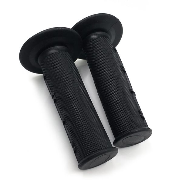 

2pcs universal black motorcycle handle bar hand grips for ybr125 22mm handl ebars pedal car bikes cover grip motorcycle 7/8" 22m